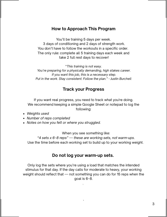 Fire Academy & Physical Ability Test Training Guide PDF